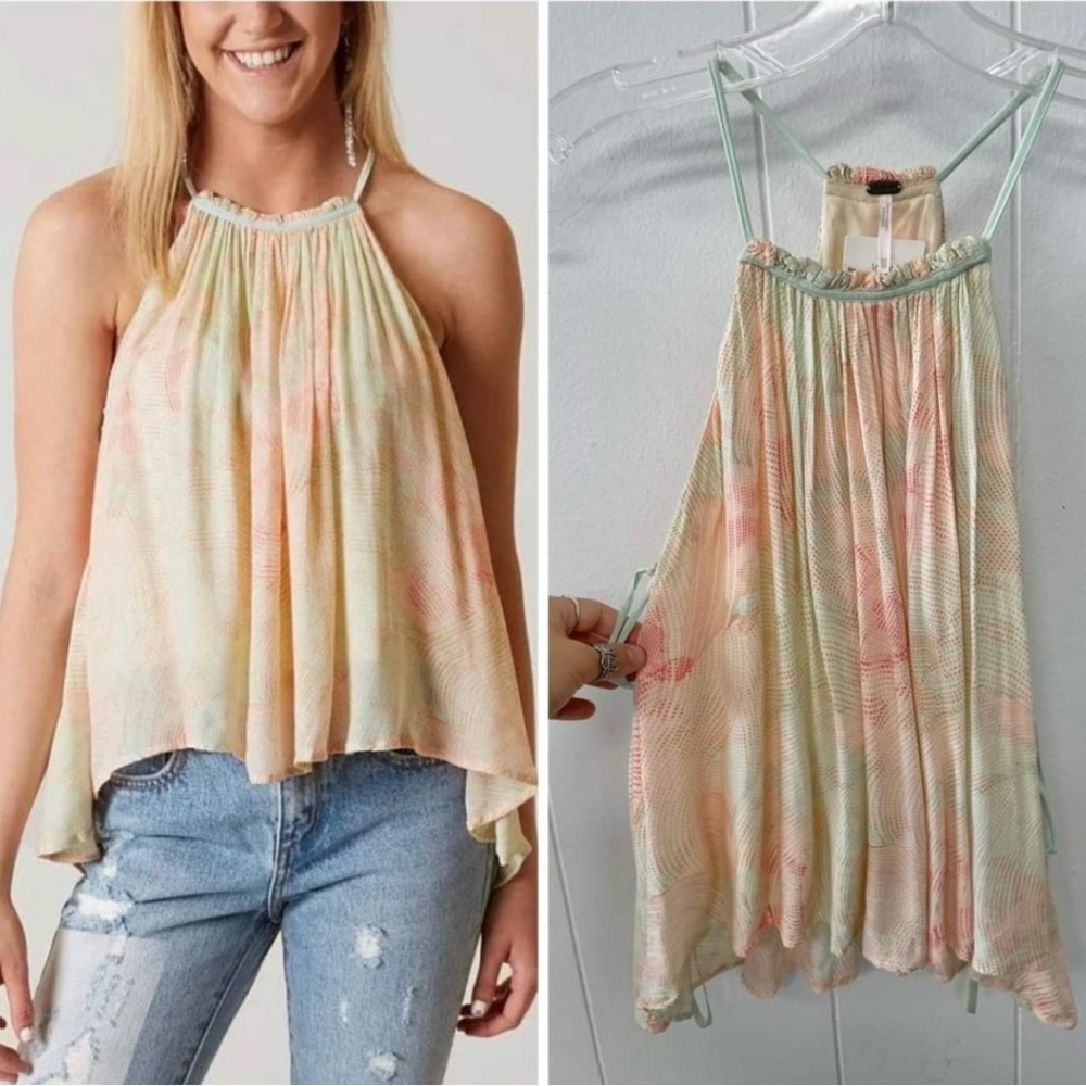 FREE PEOPLE SIDE TIE TOP